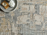 Exquisite Rugs Exquisite Rugs Infinity Handmade Wool/Nylon in 7131 Silver/Blue/Gray 8' x 10' Area Rug