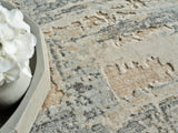 Exquisite Rugs Exquisite Rugs Infinity Handmade Wool/Nylon in 7131 Silver/Blue/Gray 8' x 10' Area Rug