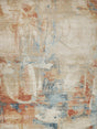 Exquisite Rugs Exquisite Rugs Infinity Handmade Wool/Nylon in 7132 Ivory/Blue/Terracotta 8' x 10' Area Rug