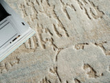 Exquisite Rugs Exquisite Rugs Infinity Handmade Wool/Nylon in 7134 Ivory/Blue/Terracotta 12' x 15' Area Rug