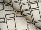 Exquisite Rugs Exquisite Rugs Soho Handmade Hand Tufted New Zealand Wool 7135 Ivory/Black 8' x 10' Area Rug
