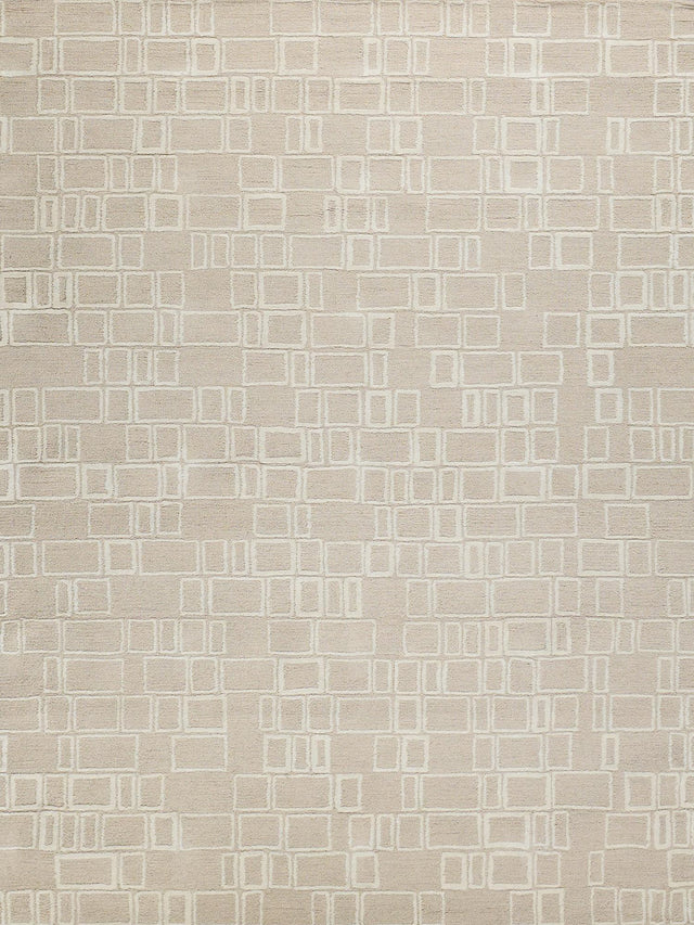 Exquisite Rugs Exquisite Rugs Soho Handmade Hand Tufted New Zealand Wool 7136 Beige/Ivory 12' x 15' Area Rug