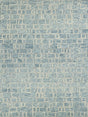 Exquisite Rugs Exquisite Rugs Soho Handmade Hand Tufted New Zealand Wool 7137 Blue/Ivory 9' x 12' Area Rug
