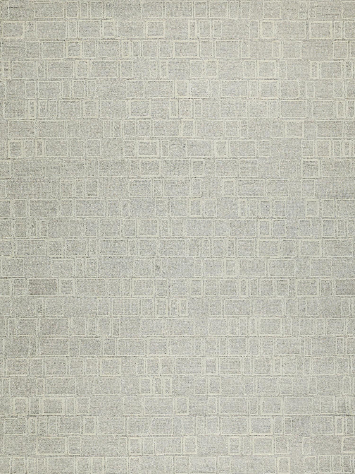Exquisite Rugs Exquisite Rugs Soho Handmade Hand Tufted New Zealand Wool 7140 Silver/Ivory 8' x 10' Area Rug
