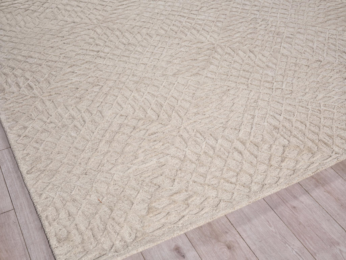 Exquisite Rugs Exquisite Rugs Sandro Handmade New Zealand Wool in 7150 Silver 6' x 9' Area Rug