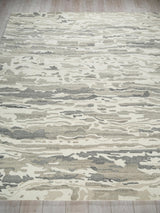 Exquisite Rugs Exquisite Rugs Cortero Handmade Hand Tufted New Zealand Wool 7156 Gray/Ivory 9' x 12' Area Rug