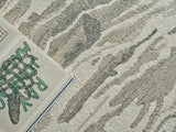 Exquisite Rugs Exquisite Rugs Cortero Handmade Hand Tufted New Zealand Wool 7156 Gray/Ivory 9' x 12' Area Rug