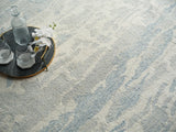 Exquisite Rugs Exquisite Rugs Cortero Handmade Hand Tufted New Zealand Wool Blue/Ivory 6' x 9' Area Rug