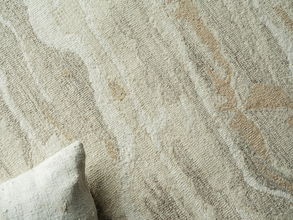 Exquisite Rugs Exquisite Rugs Cortero Handmade Hand Tufted New Zealand Wool 7158 Gold/Ivory 12' x 15' Area Rug