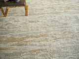 Exquisite Rugs Exquisite Rugs Cortero Handmade Hand Tufted New Zealand Wool 7158 Gold/Ivory 12' x 15' Area Rug