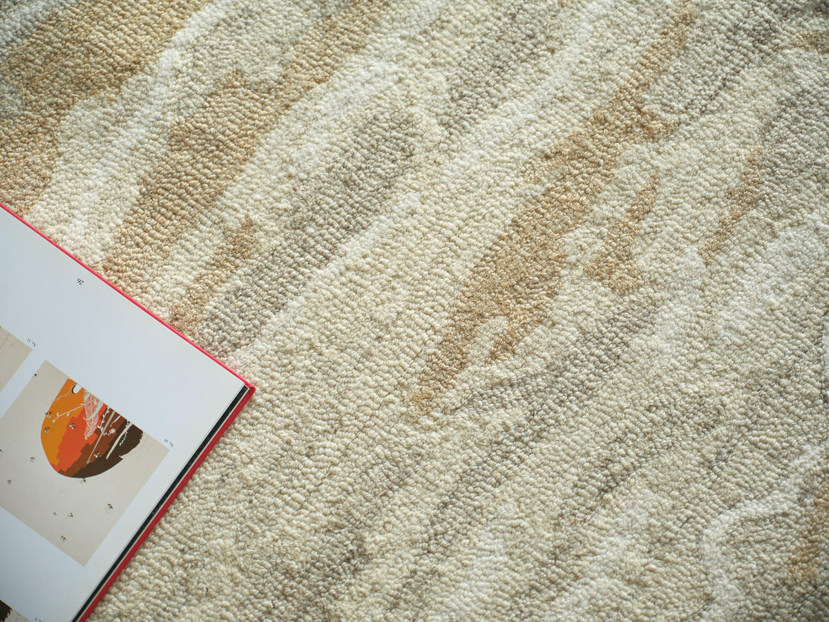 Exquisite Rugs Exquisite Rugs Cortero Handmade Hand Tufted New Zealand Wool 7158 Gold/Ivory 12' x 15' Area Rug