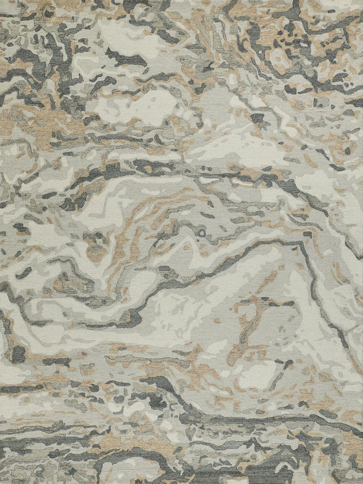 Exquisite Rugs Exquisite Rugs Cortero Handmade Hand Tufted New Zealand Wool 7161 Gray/Ivory 10' x 14' Area Rug