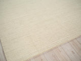 Exquisite Rugs Exquisite Rugs Elements Handmade Hand Tufted New Zealand Wool 7166 Beige/Ivory 2' x 3' Area Rug