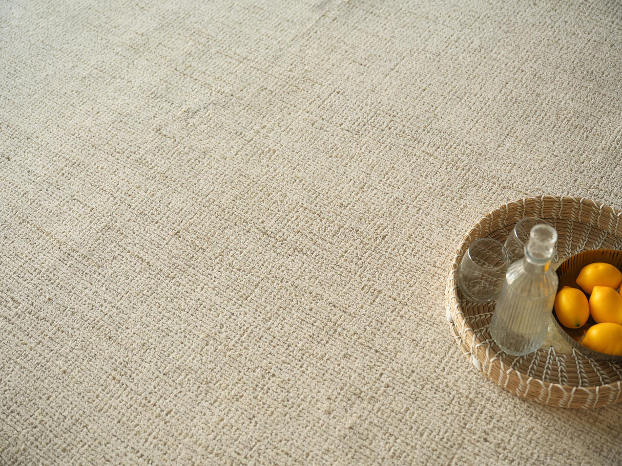 Exquisite Rugs Exquisite Rugs Elements Handmade Hand Tufted New Zealand Wool 7166 Beige/Ivory 2' x 3' Area Rug