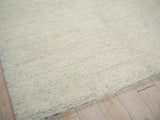 Exquisite Rugs Exquisite Rugs Elements Handmade Hand Tufted New Zealand Wool 7167 Blue/Ivory 9' x 12' Area Rug