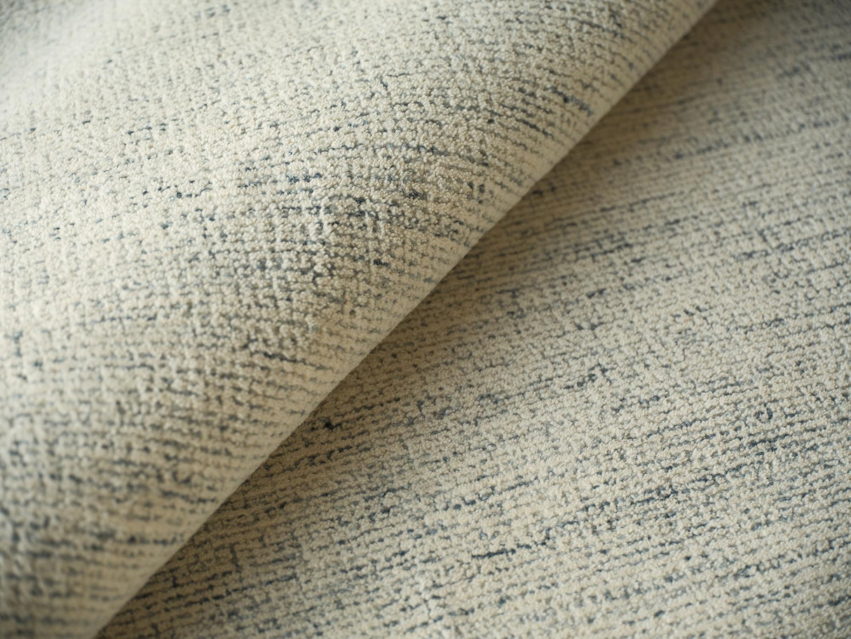 Exquisite Rugs Exquisite Rugs Elements Handmade Hand Tufted New Zealand Wool 7167 Blue/Ivory 9' x 12' Area Rug