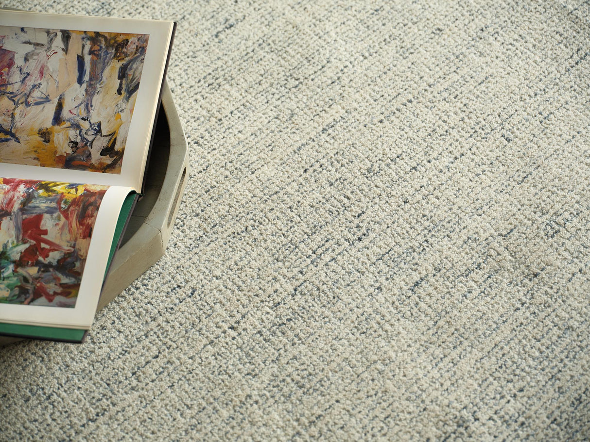 Exquisite Rugs Exquisite Rugs Elements Handmade Hand Tufted New Zealand Wool 7167 Blue/Ivory 9' x 12' Area Rug