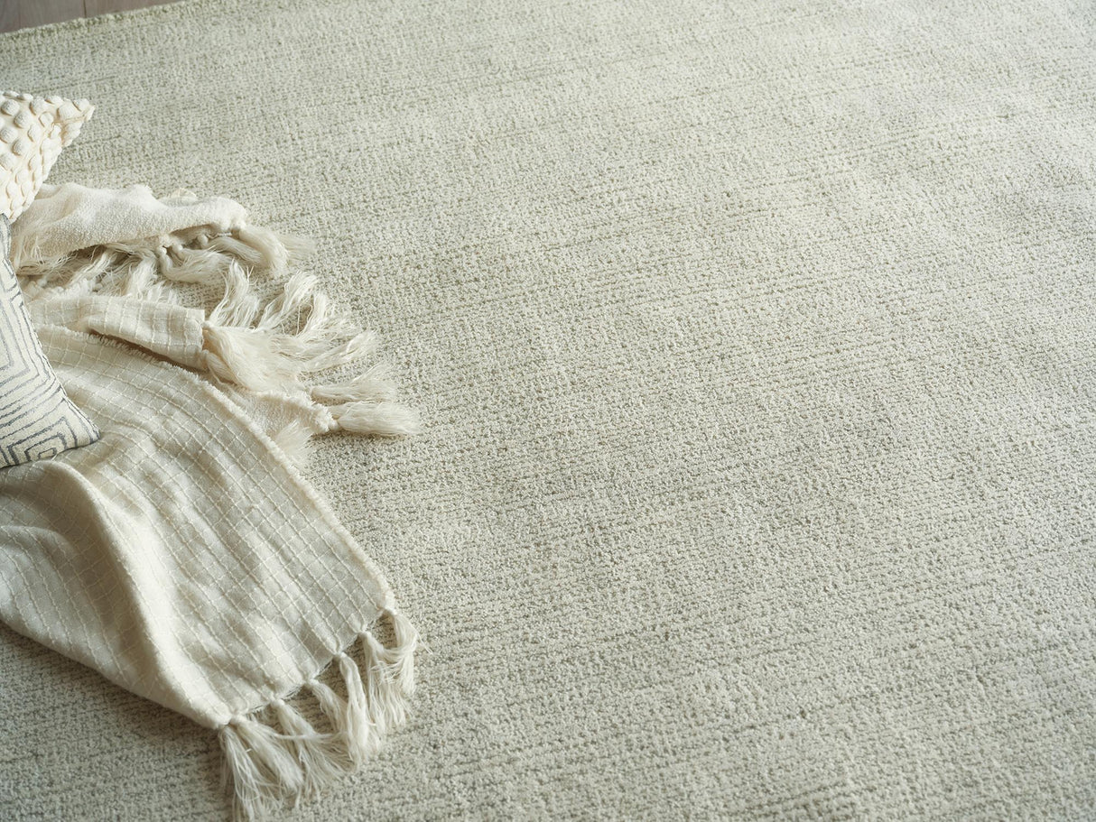 Exquisite Rugs Exquisite Rugs Elements Handmade Hand Tufted New Zealand Wool 7168 Green/Ivory 2' x 3' Area Rug