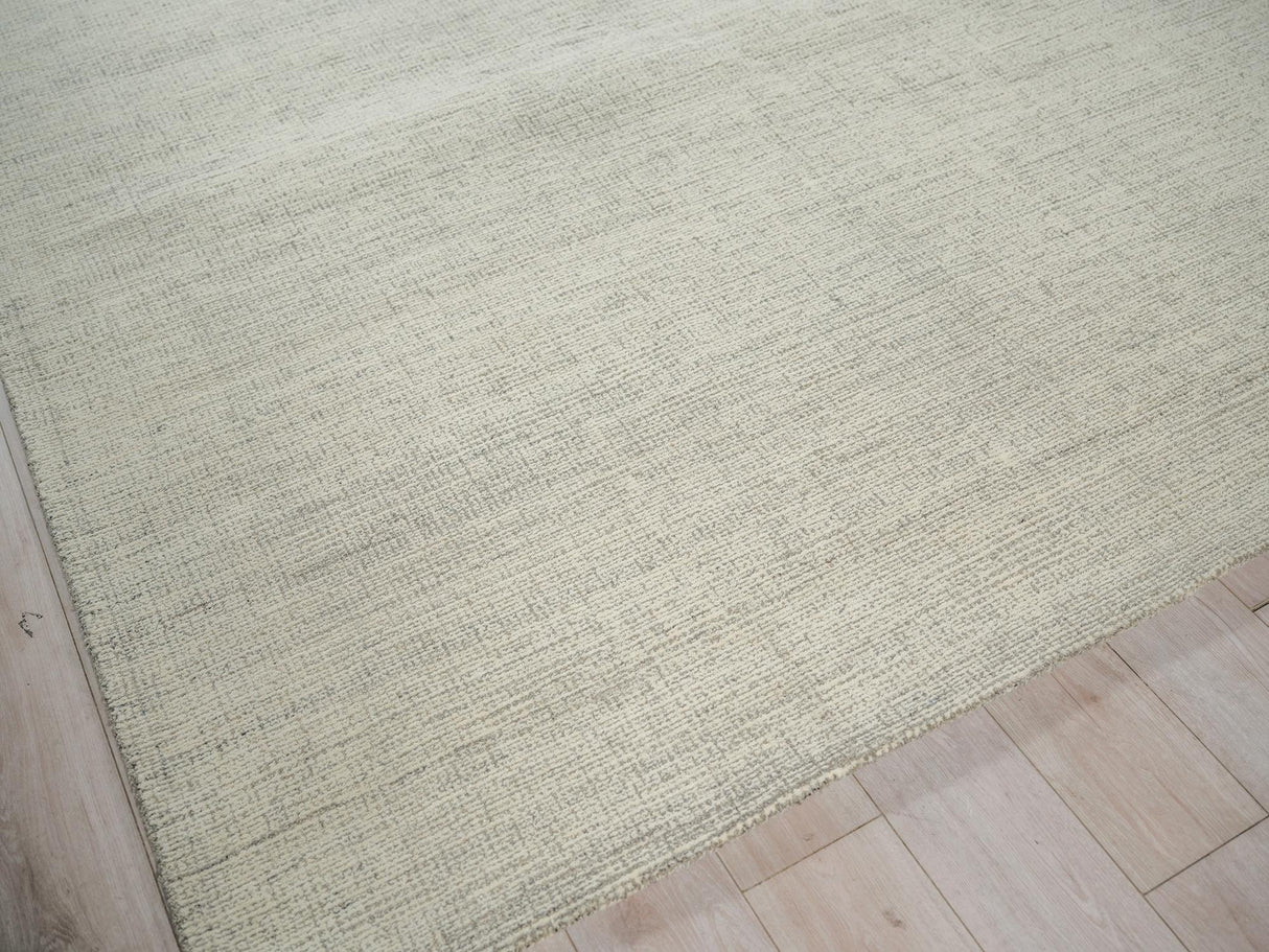 Exquisite Rugs Exquisite Rugs Elements Handmade Hand Tufted New Zealand Wool 7169 Gray/Ivory 6' x 9' Area Rug