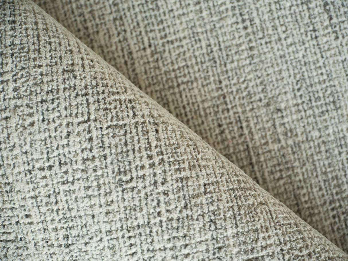 Exquisite Rugs Exquisite Rugs Elements Handmade Hand Tufted New Zealand Wool 7169 Gray/Ivory 6' x 9' Area Rug