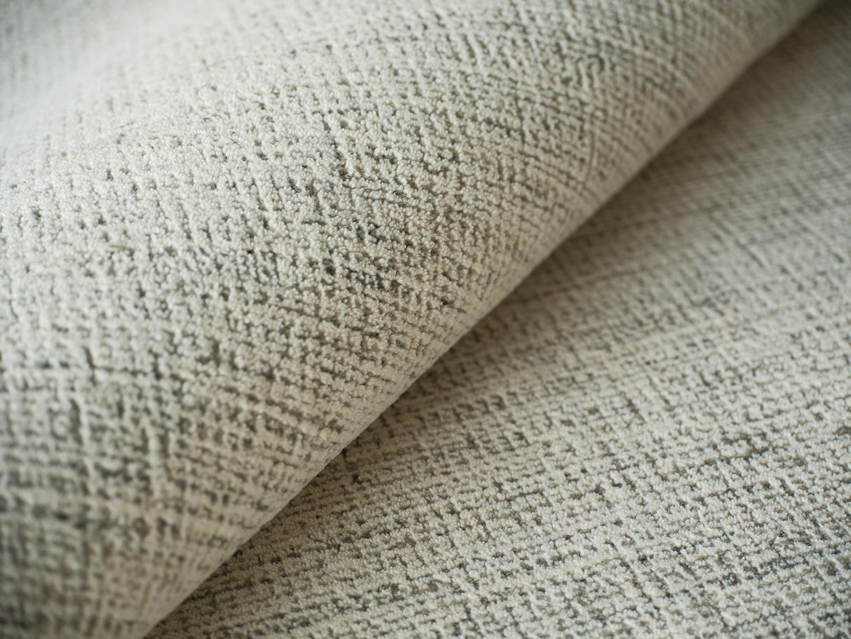 Exquisite Rugs Exquisite Rugs Elements Handmade Hand Tufted New Zealand Wool 7169 Gray/Ivory 6' x 9' Area Rug