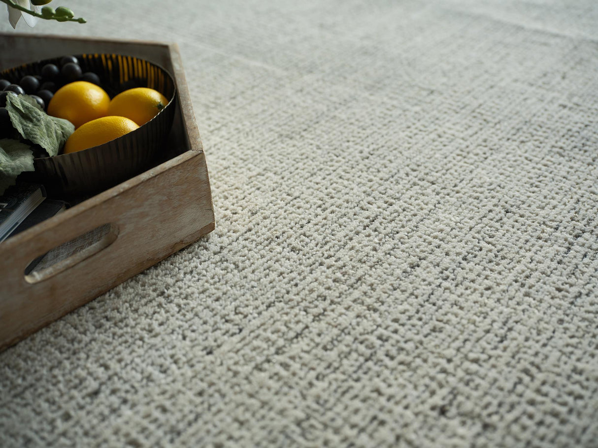 Exquisite Rugs Exquisite Rugs Elements Handmade Hand Tufted New Zealand Wool 7169 Gray/Ivory 6' x 9' Area Rug