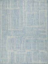Exquisite Rugs Exquisite Rugs Breckenridge Handmade Hand Tufted New Zealand Wool 7170 Blue/Ivory 9' x 12' Area Rug
