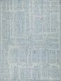 Exquisite Rugs Exquisite Rugs Breckenridge Handmade Hand Tufted New Zealand Wool 7170 Blue/Ivory 9' x 12' Area Rug