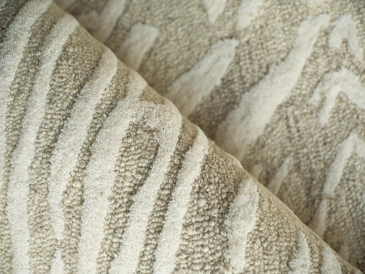 Exquisite Rugs Exquisite Rugs Entro Handmade New Zealand Wool 7180 Beige/Ivory 12' x 15' Area Rug