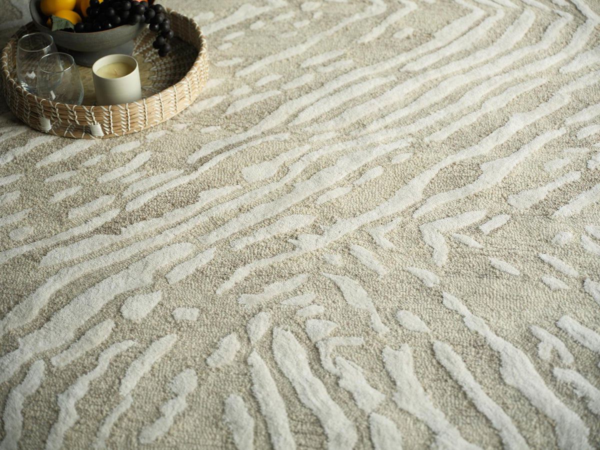 Exquisite Rugs Exquisite Rugs Entro Handmade New Zealand Wool 7180 Beige/Ivory 12' x 15' Area Rug