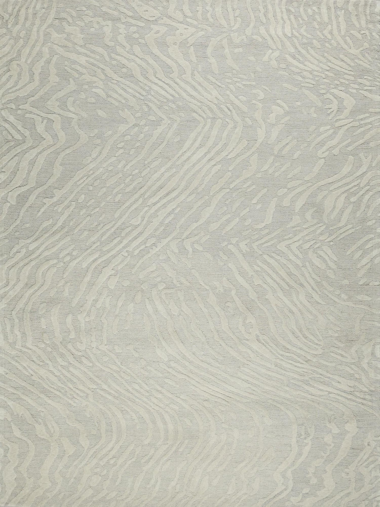 Exquisite Rugs Exquisite Rugs Entro Handmade New Zealand Wool 7181 Silver/Ivory 8' x 10' Area Rug