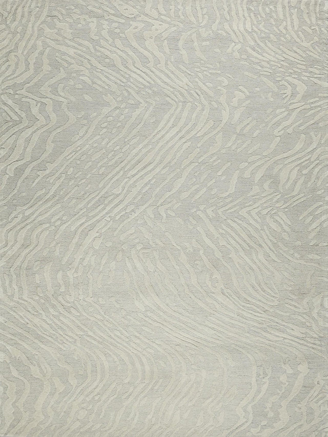 Exquisite Rugs Exquisite Rugs Entro Handmade New Zealand Wool 7181 Silver/Ivory 8' x 10' Area Rug