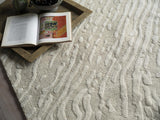 Exquisite Rugs Exquisite Rugs Entro Handmade New Zealand Wool 7181 Silver/Ivory 8' x 10' Area Rug