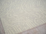 Exquisite Rugs Exquisite Rugs Entro Handmade New Zealand Wool 7181 Silver/Ivory 8' x 10' Area Rug