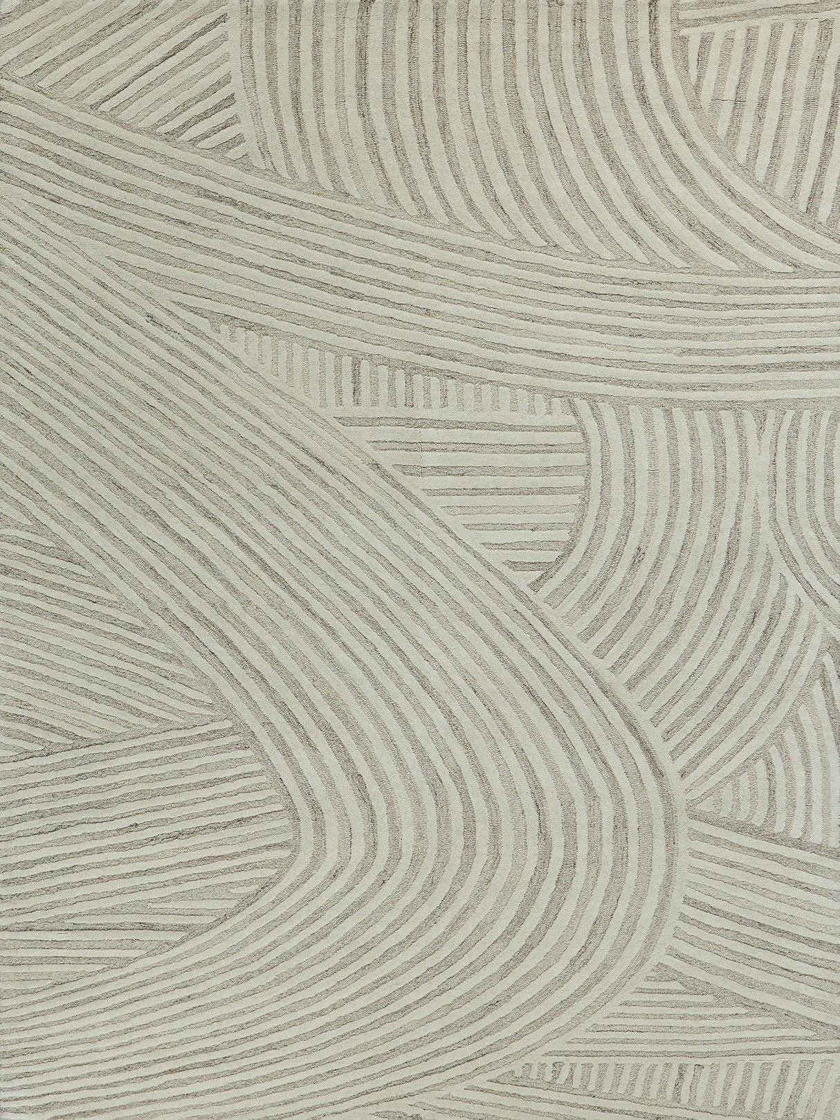 Exquisite Rugs Exquisite Rugs Entro Handmade New Zealand Wool 7183 Beige/Ivory 4' x 6' Area Rug