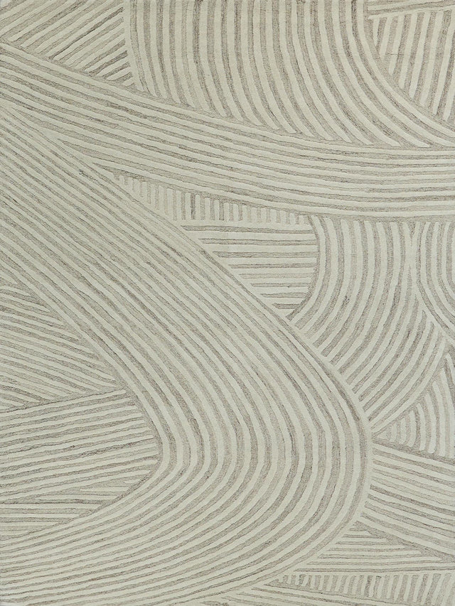 Exquisite Rugs Exquisite Rugs Entro Handmade New Zealand Wool 7183 Beige/Ivory 4' x 6' Area Rug