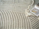 Exquisite Rugs Exquisite Rugs Entro Handmade New Zealand Wool 7183 Beige/Ivory 4' x 6' Area Rug