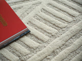 Exquisite Rugs Exquisite Rugs Entro Handmade New Zealand Wool 7184 Silver/Ivory 10' x 14' Area Rug