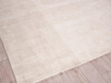 Exquisite Rugs Exquisite Rugs Cantori Handmade Wool/Bamboo Silk in 7199 Ivory/Light Beige 4' x 6' Area Rug