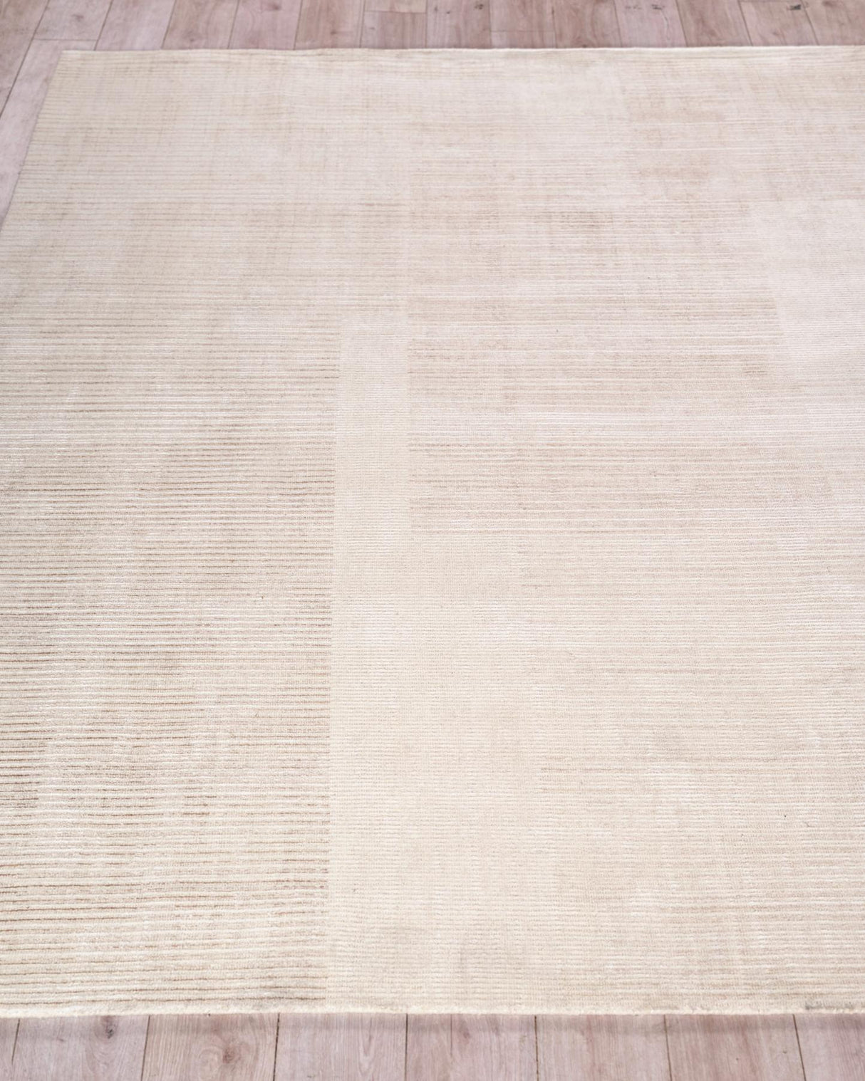 Exquisite Rugs Exquisite Rugs Cantori Handmade Wool/Bamboo Silk in 7199 Ivory/Light Beige 4' x 6' Area Rug