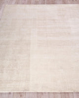Exquisite Rugs Exquisite Rugs Cantori Handmade Wool/Bamboo Silk in 7199 Ivory/Light Beige 4' x 6' Area Rug