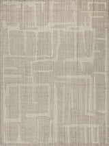 Exquisite Rugs Exquisite Rugs Breckenridge Handmade Hand Tufted New Zealand Wool 7204 Beige/Ivory 4' x 6' Area Rug