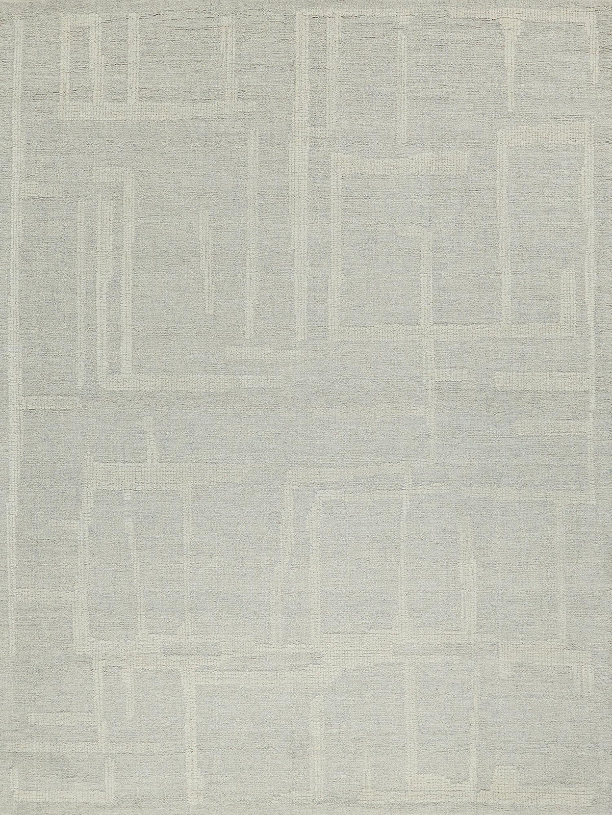 Exquisite Rugs Exquisite Rugs Breckenridge Handmade Hand Tufted New Zealand Wool 7206 Silver/Ivory 12' x 15' Area Rug