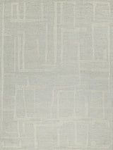 Exquisite Rugs Exquisite Rugs Breckenridge Handmade Hand Tufted New Zealand Wool 7206 Silver/Ivory 12' x 15' Area Rug