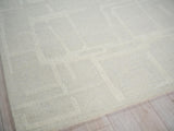 Exquisite Rugs Exquisite Rugs Breckenridge Handmade Hand Tufted New Zealand Wool 7206 Silver/Ivory 12' x 15' Area Rug