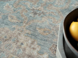 Exquisite Rugs Exquisite Rugs Artisan Handmade Wool/Nylon in 7228 Light Blue 8' x 10' Area Rug