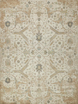 Exquisite Rugs Exquisite Rugs Artisan Handmade Wool/Nylon in 7229 Ivory 4' x 6' Area Rug