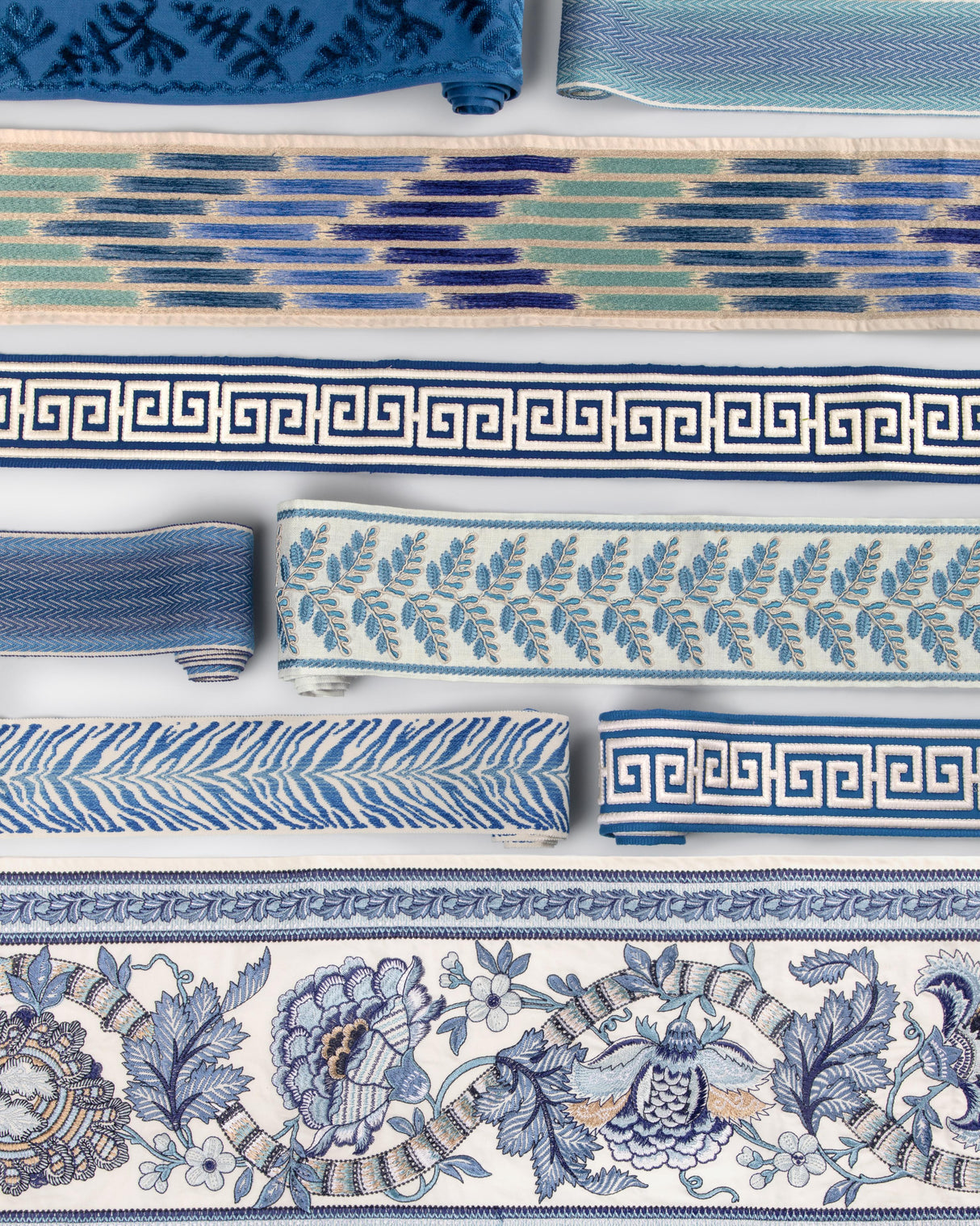 Brunschwig & Fils FOUGERE BORDER BLUE Trim