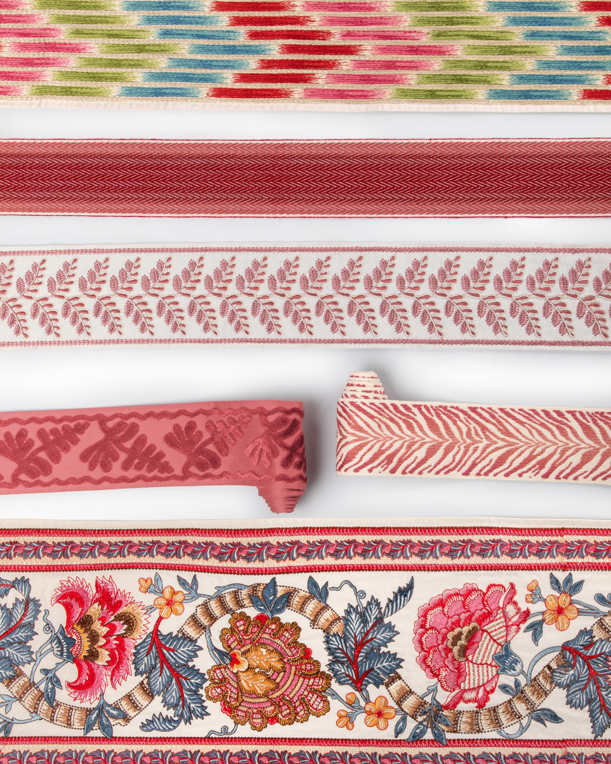 Brunschwig & Fils LAURIS BORDER RED/BLUE Trim