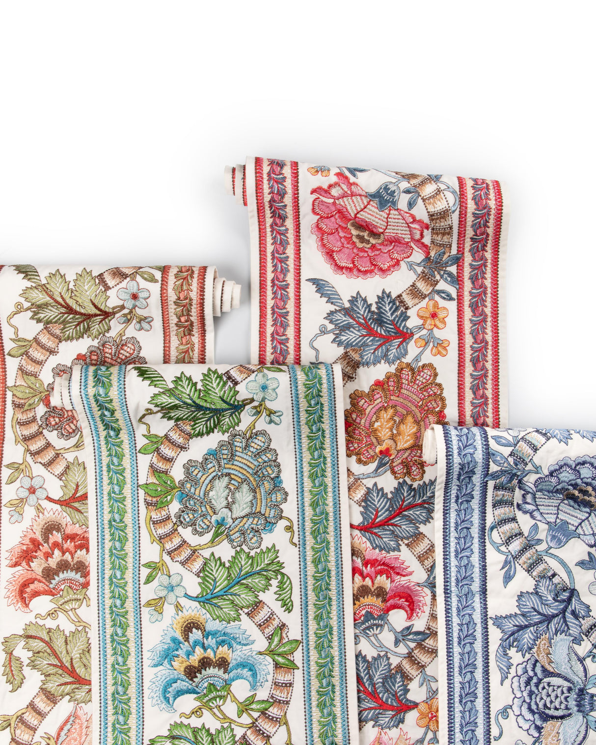 Brunschwig & Fils LAURIS BORDER RED/BLUE Trim
